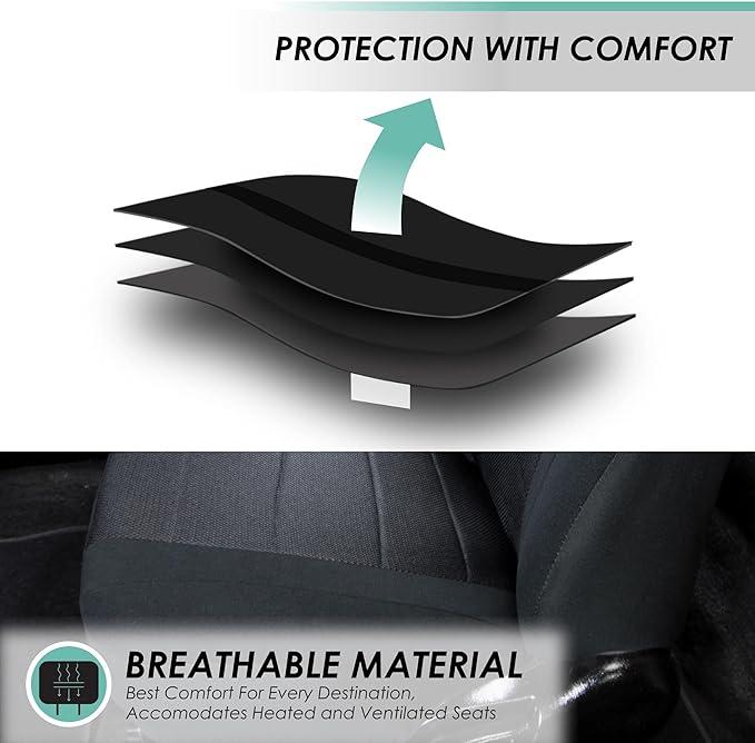 Universal Seat Covers — Black