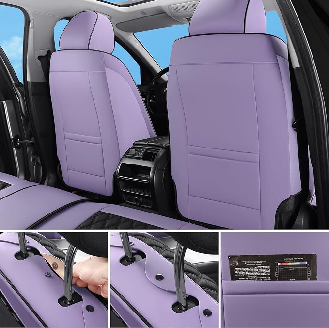 Universal Seat Covers — Full Set — Black