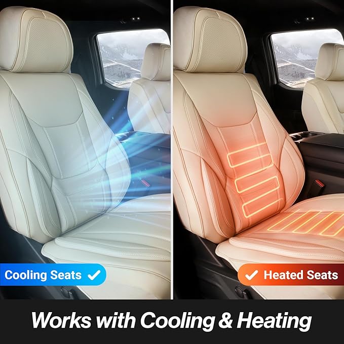 Seat Covers for Chevrolet Silverado — Full Set — Beige