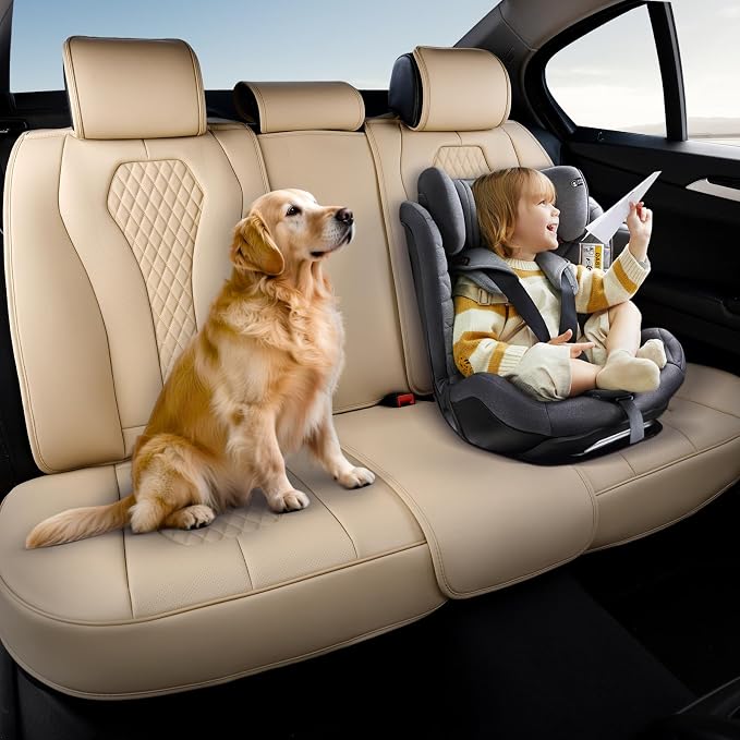 Universal Seat Covers — Beige