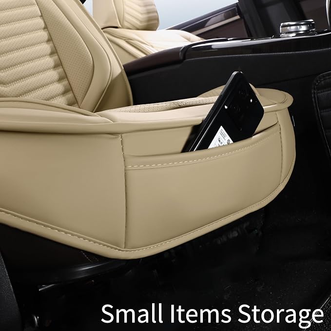 Universal Seat Covers — Full Set — Beige