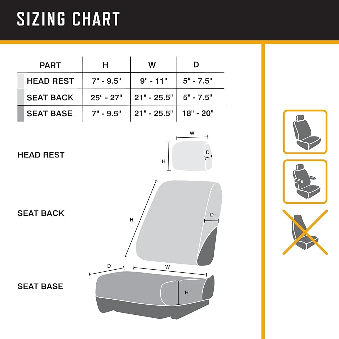 Universal Seat Covers — Gray