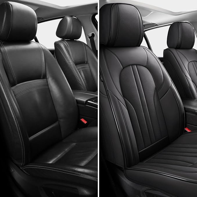 Universal Seat Covers — Front Seat — Black