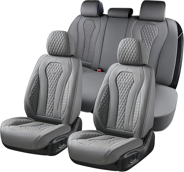 Universal Seat Covers — Full Set — Gray