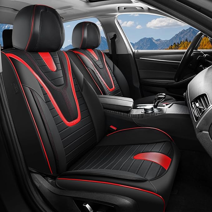 Universal Seat Covers — Front Seat — Black