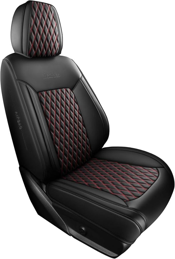 Universal Seat Covers — Red / Black