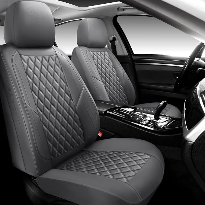 Universal Seat Covers — Full Set — Gray