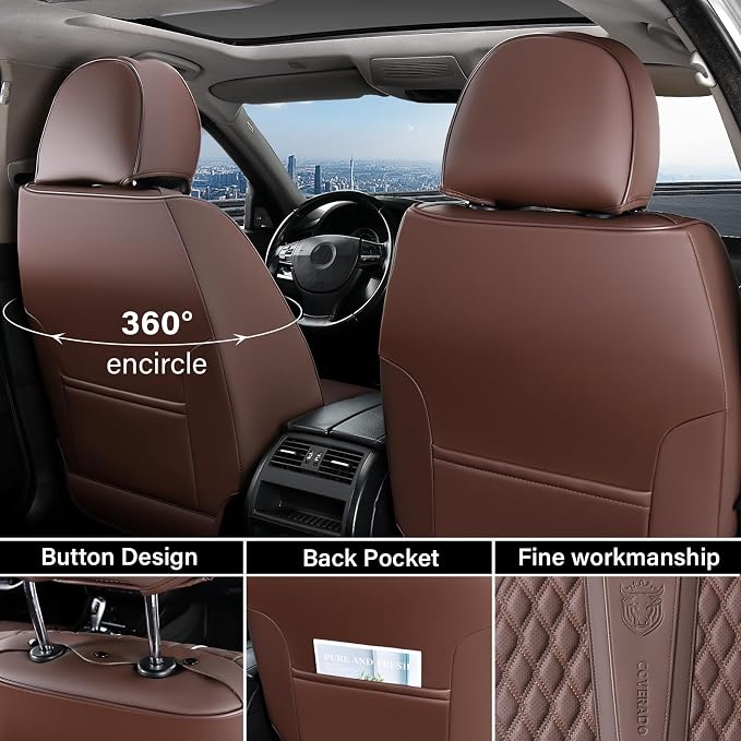 Universal Seat Covers — Front Seat — Coffee