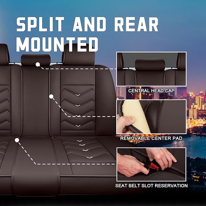 Seat Covers for Honda Civic — Full Set — Coffee