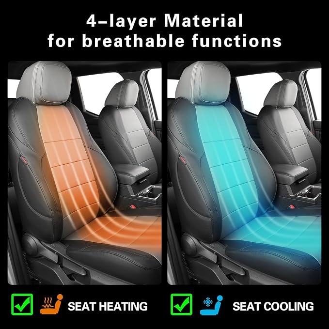 Seat Covers for Toyota Tacoma — Front Seat — Black / Gray