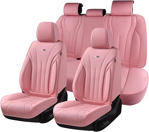 Universal Seat Covers — Full Set — Pink