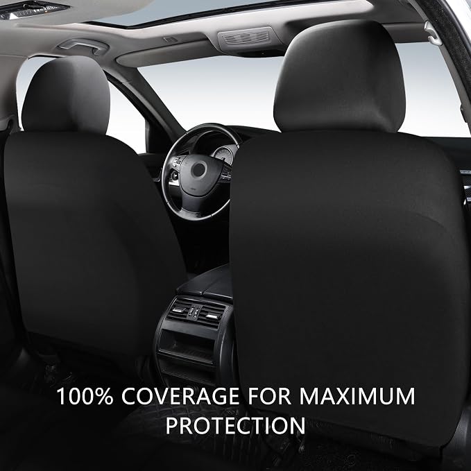 Universal Faux Leather Seat Covers — Front Seat