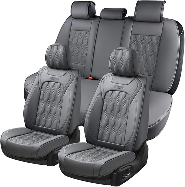 Universal Seat Covers — Full Set — Gray