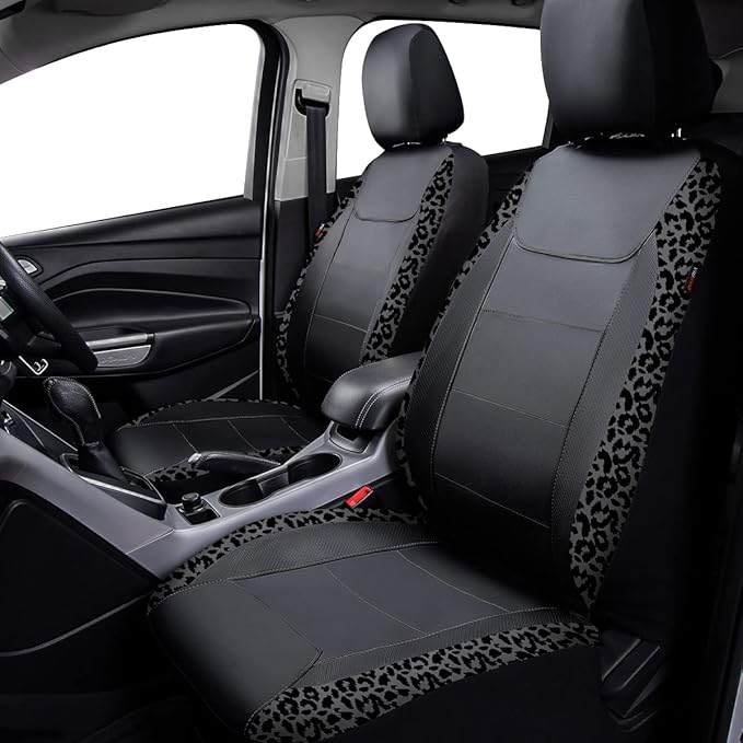 Universal Seat Covers — Gray / Black