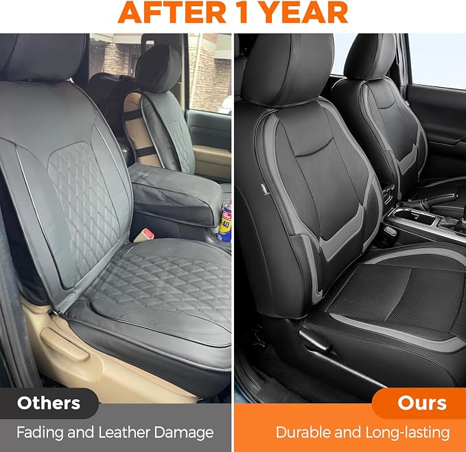 Seat Covers for Toyota Tacoma — Black / Gray
