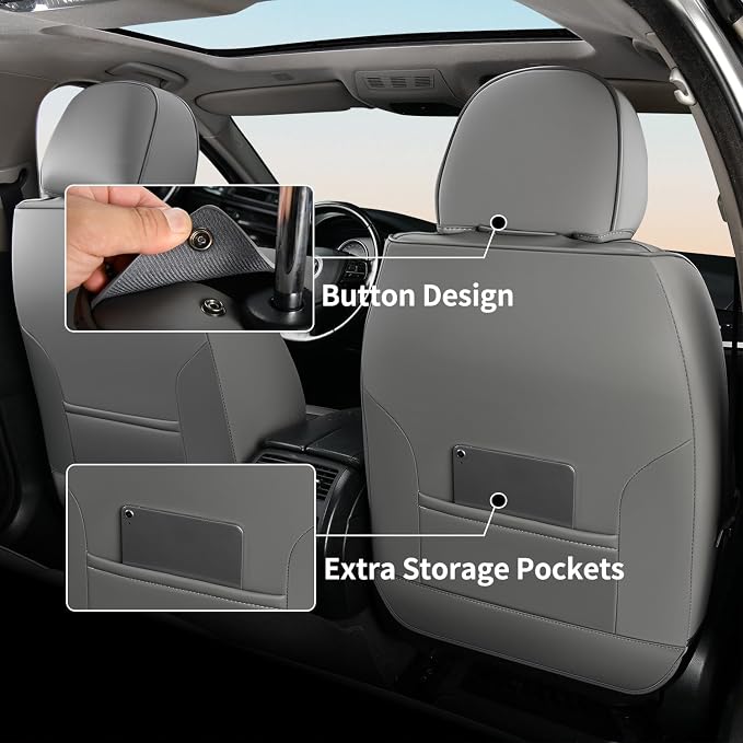 Universal Seat Covers — Full Set — Black