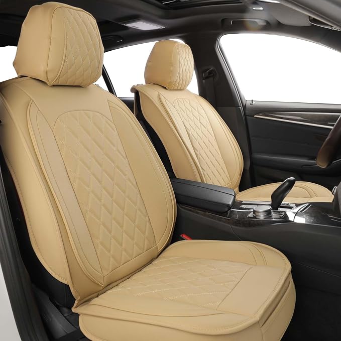Universal Seat Covers — Full Set — Beige
