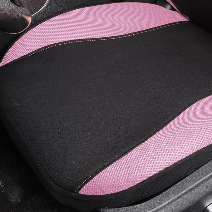 Universal Seat Covers — Full Set — Pink / Black
