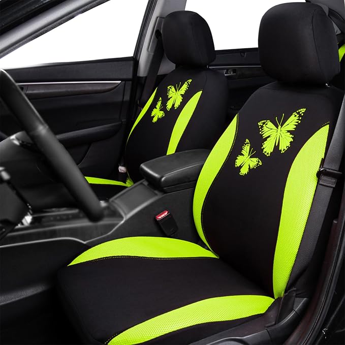 Universal Seat Covers — Full Set — Green