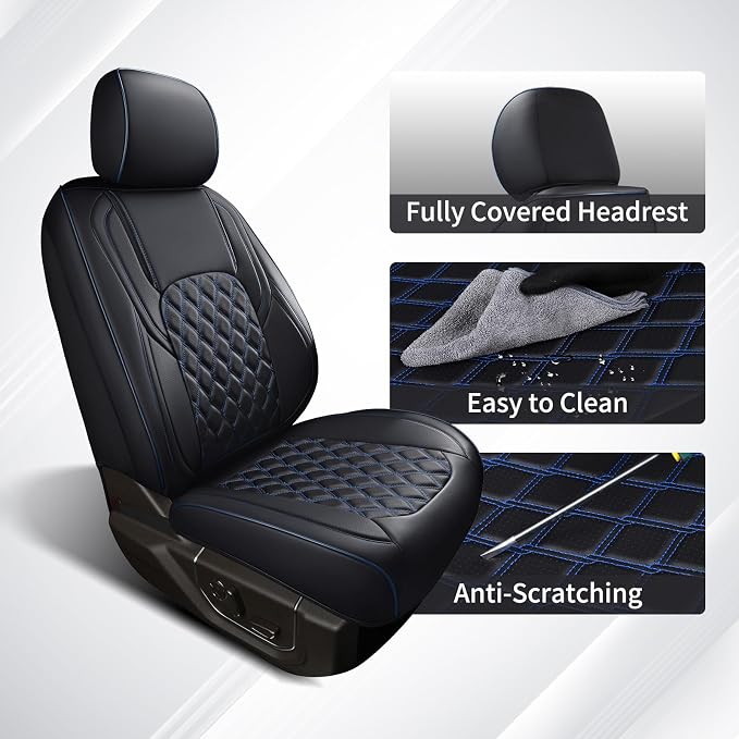 Seat Covers for Jeep Wrangler — Full Set — Blue