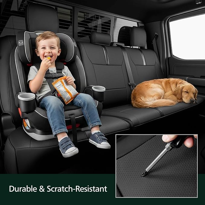 Seat Covers for Ford F-150 — Rear Seat — Black