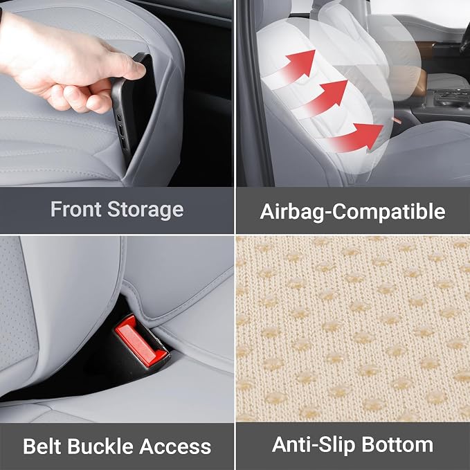 Seat Covers for Ram 1500 — Full Set — Gray