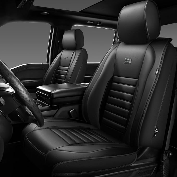 Universal Seat Covers — Front Seat — Black