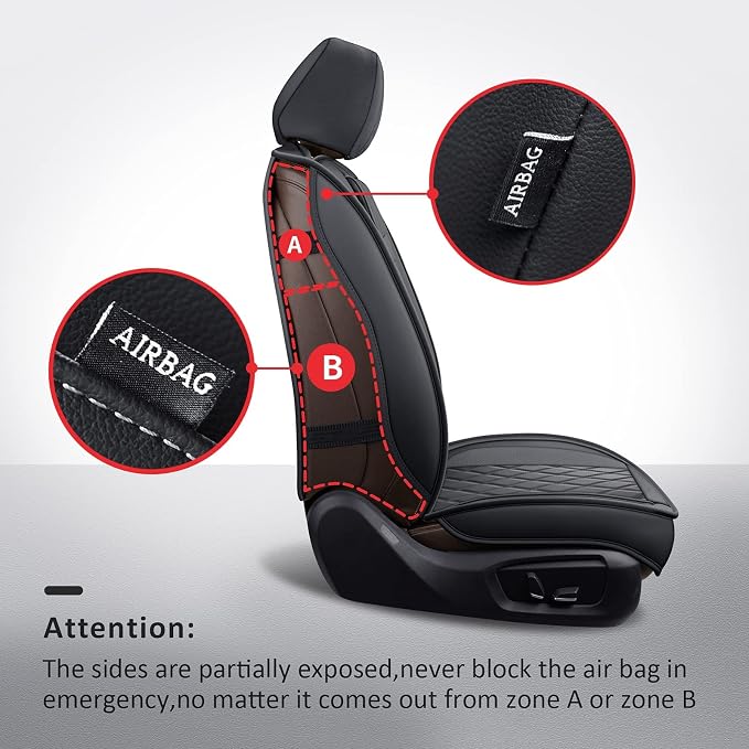 Car Seat Covers — Full Set — Black
