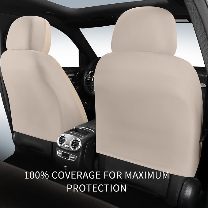 Universal Faux Leather Seat Covers — Front Seat