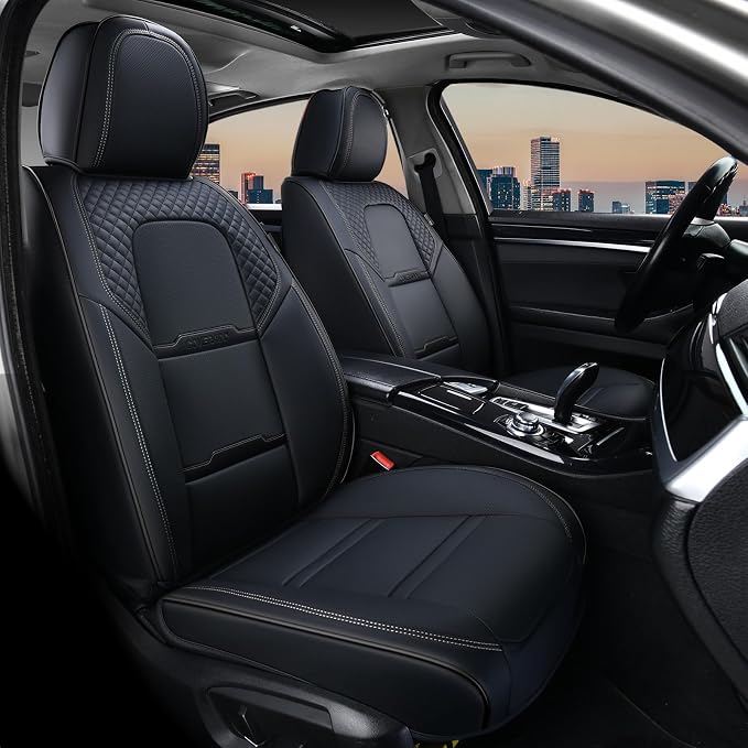 Universal Seat Covers — Front Seat — Black