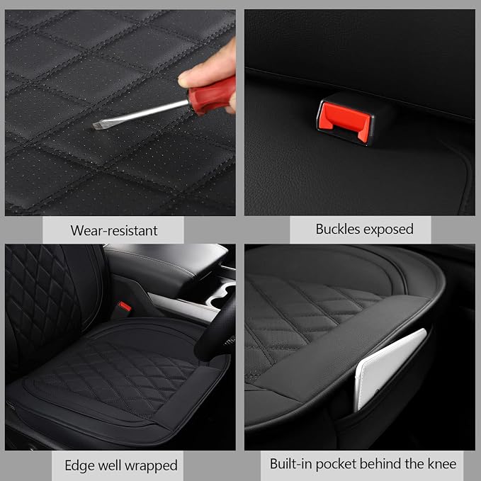 Seat Covers for Multiple Vehicles — Full Set — Black