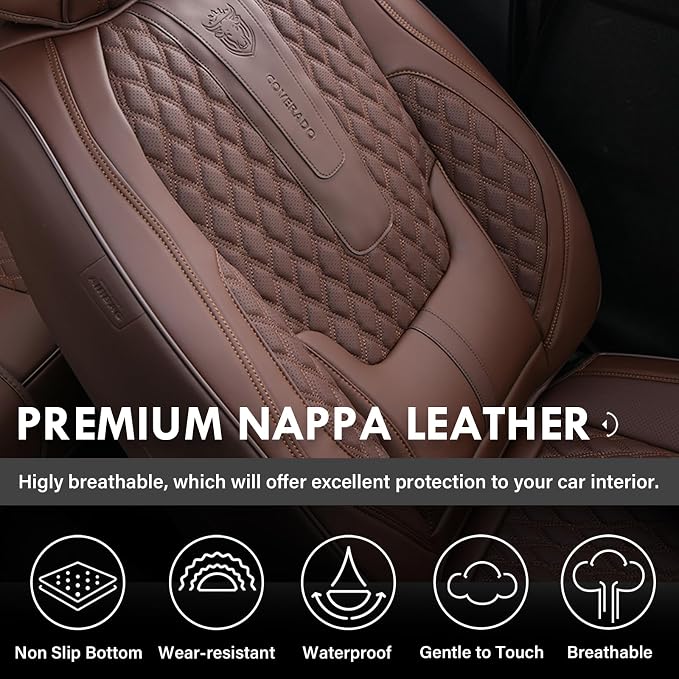 Universal Seat Covers — Front Seat — Coffee