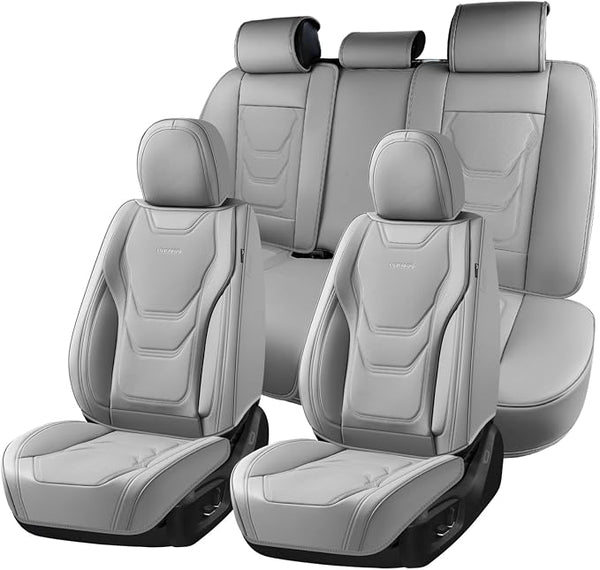 Universal Seat Covers — Full Set — Gray
