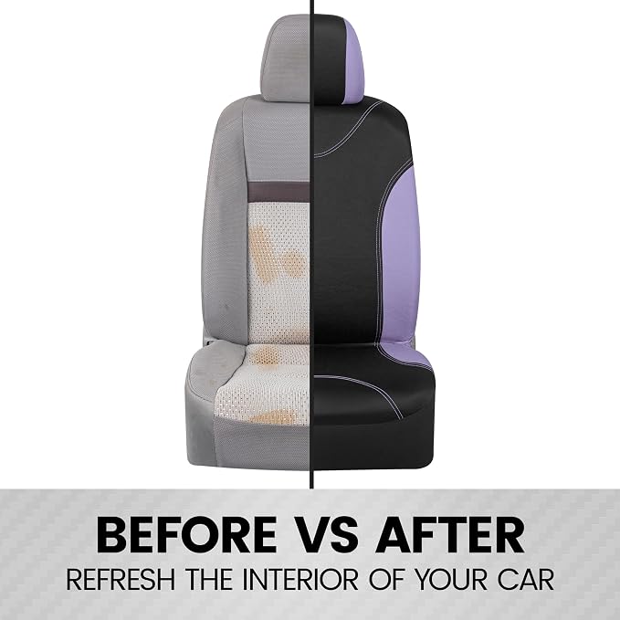 Car Seat Covers — Full Set — Purple