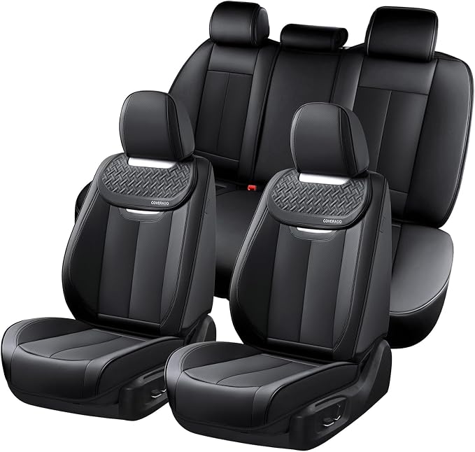 Universal Seat Covers — Full Set — Black