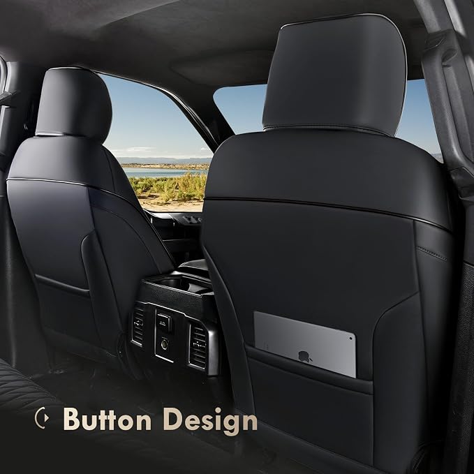 Seat Covers for Multiple Vehicles — Front Seat — Black