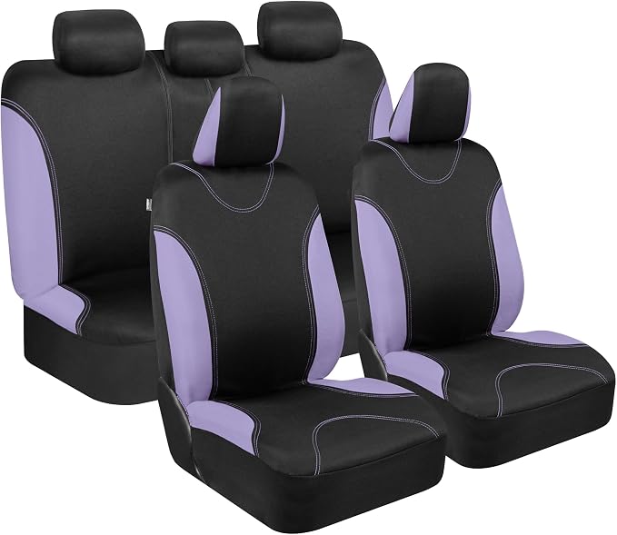 Car Seat Covers — Full Set — Purple
