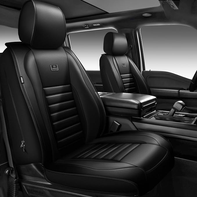 Universal Seat Covers — Full Set — Black