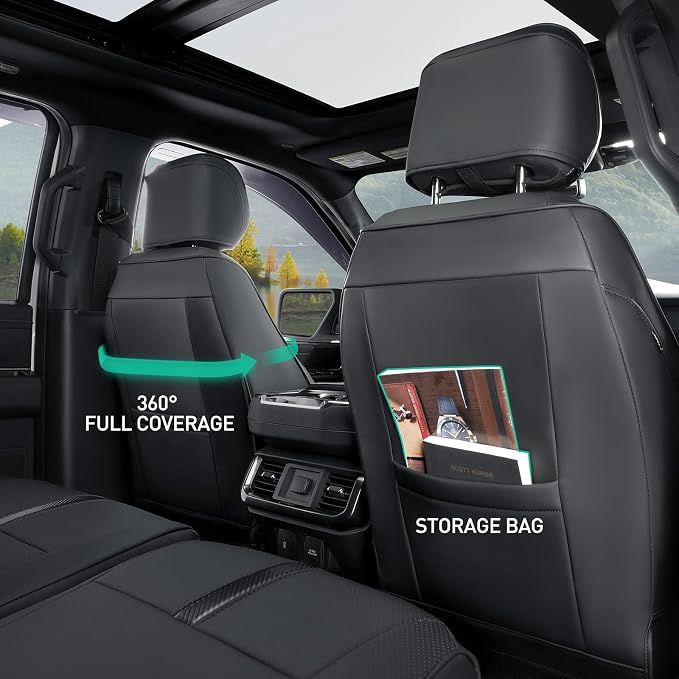 Seat Covers for Ford F-150 — Full Set — Black