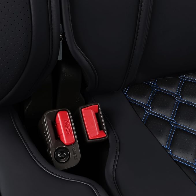 Seat Covers for Toyota Tacoma — Rear Seat — Black / Blue