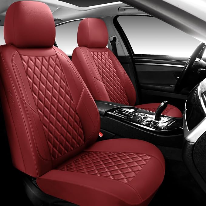 Universal Seat Covers — Front Seat — Red
