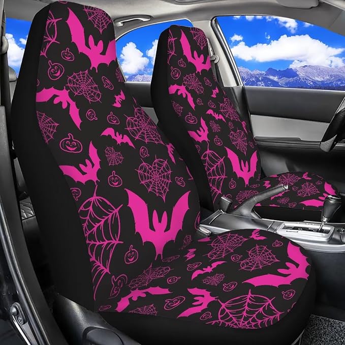 Universal Seat Covers — Front Seat — Pink