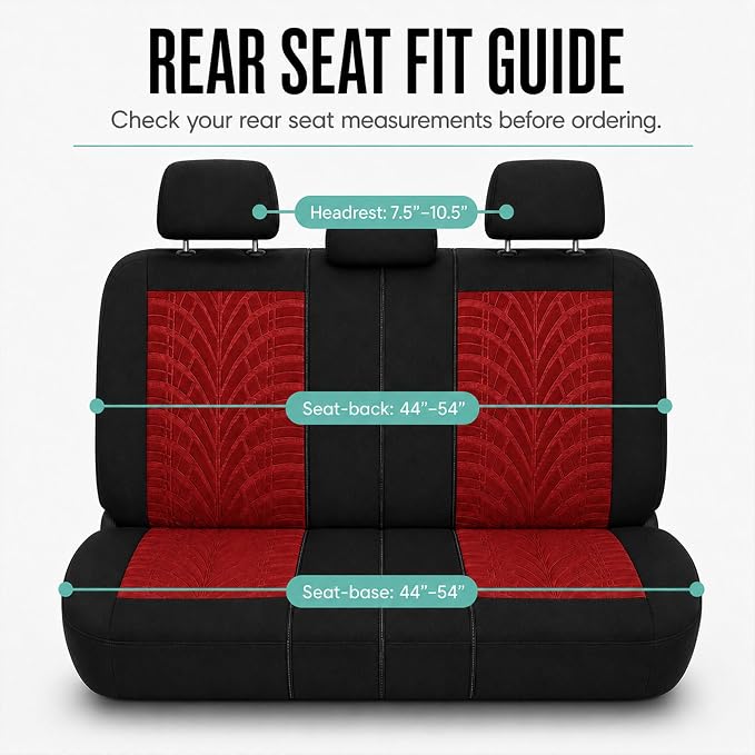 Universal Seat Covers — Red