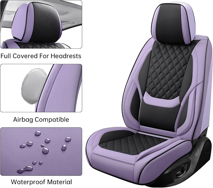 Universal Seat Covers — Full Set — Black