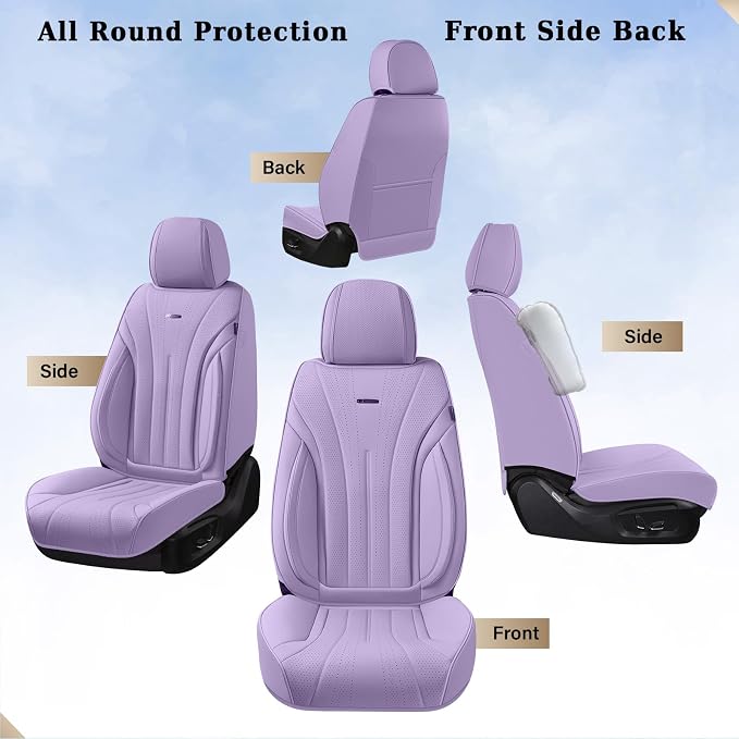 Universal Seat Covers — Front Seat — Purple