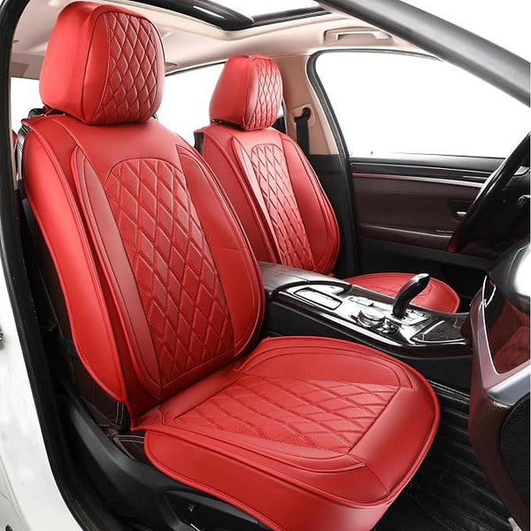 Universal Seat Covers — Full Set — Red