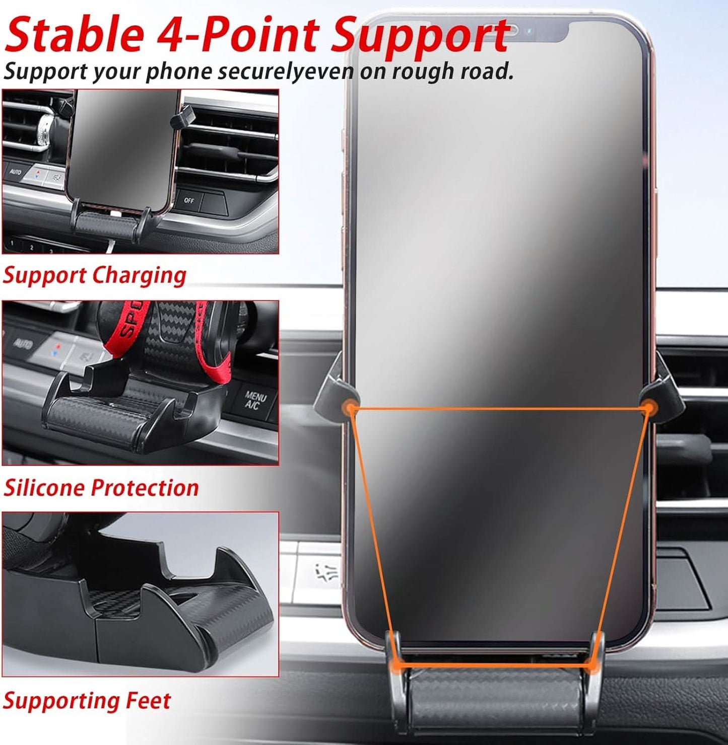 Racer Modified Car Phone Holder, Universal Air Vent Mount Bracket 71fzwKThQkL._AC_SL1500