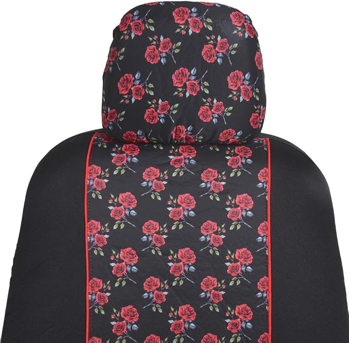 Car Seat Covers — Front Seat — Red