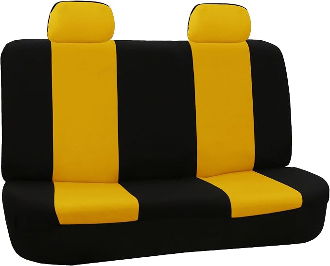 Pet Car Seat Protector — Rear Seat — Yellow