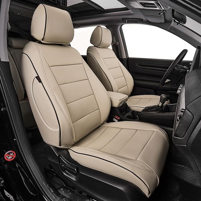 Faux Leather Seat Covers for Honda CR-V — Full Set — Beige
